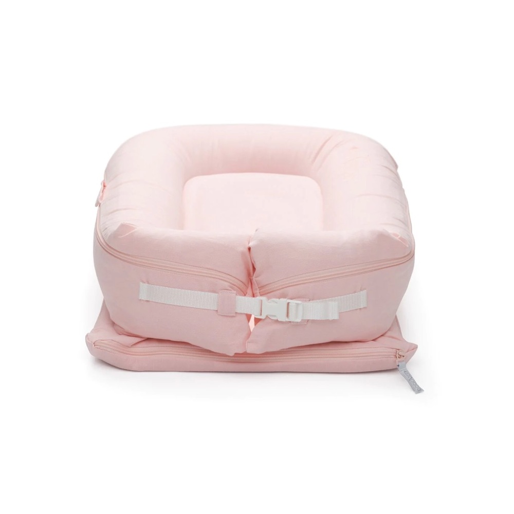 DockATot Deluxe+ light pink corduroy cover
